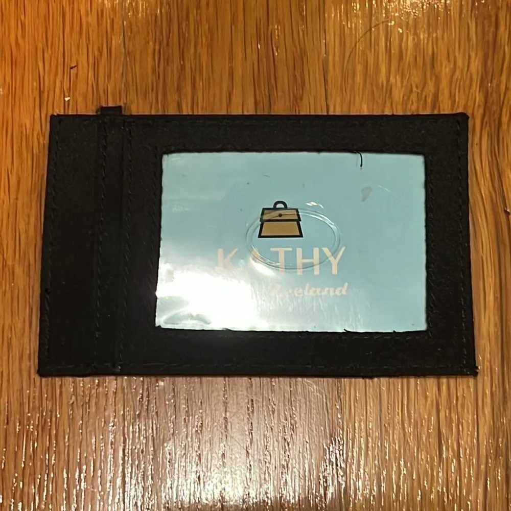 Kathy Van Zeeland Black Card Holder